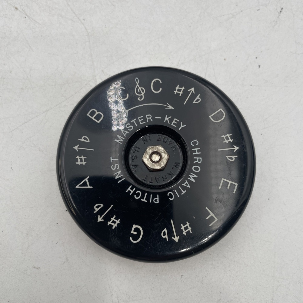 The Master Key Chromatic Pitch Instrument A-440 13 Keys, Vintage Wm Kratt Co USA - Picture 4 of 4